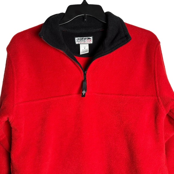 Alpine Tek Fleece Pullover Red size Medium - Picture 6 of 12